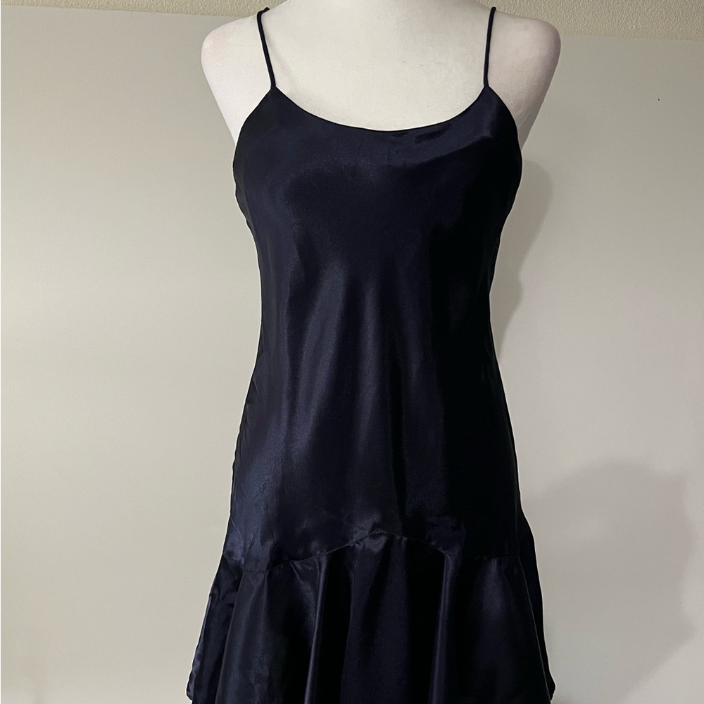 Vintage Victoria’s Secret GOLD LABEL Navy chemise